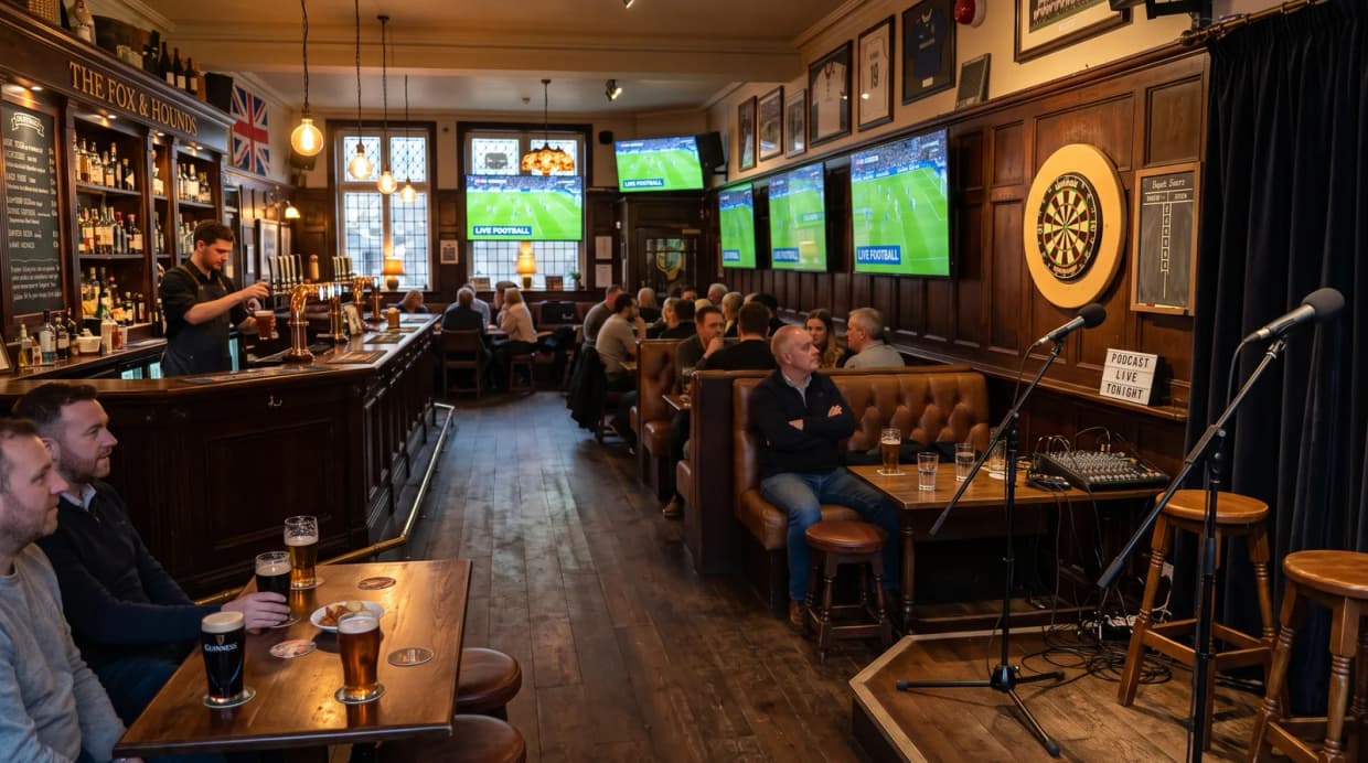 Sportovní pub po anglicku: přenosy doplní kvízy, ligy a živé podcasty — Podnikání