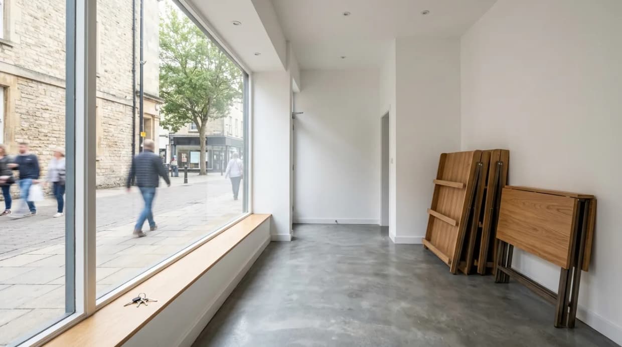 Empty shop windows let by the week: a business where you own none of the space