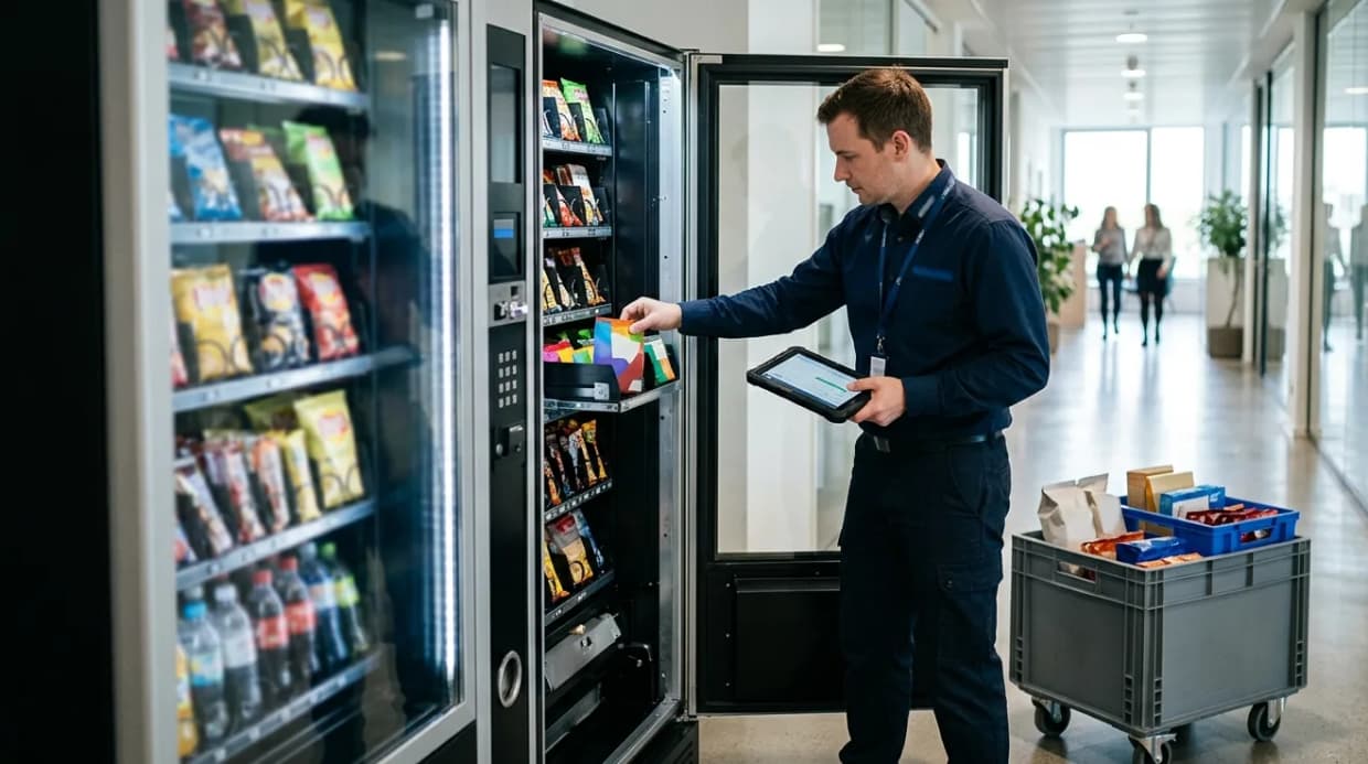 Vending round servicing: you own none of the machines, you just drive the round — Entrepreneurship